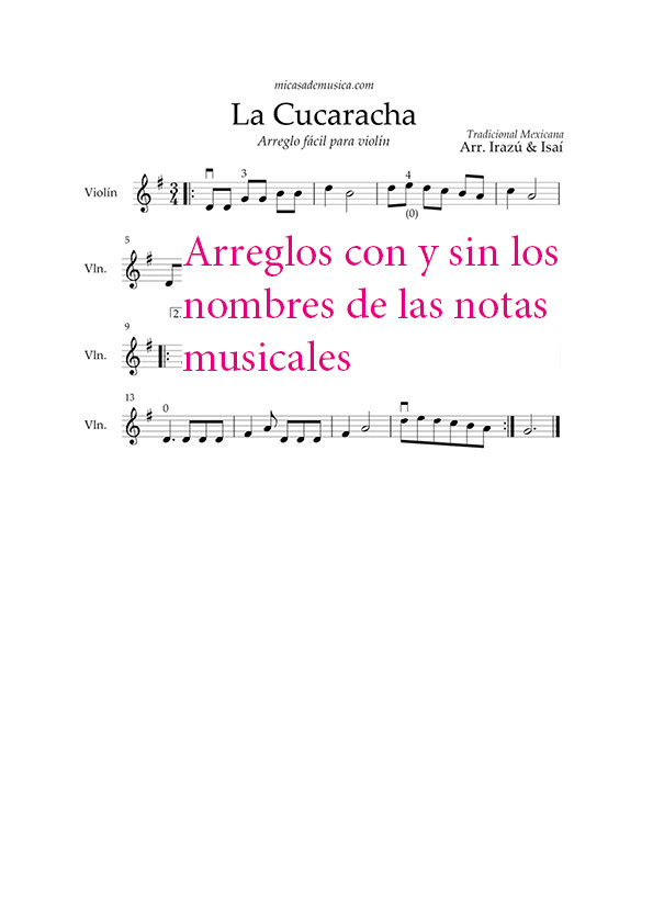 Partituras Mexicanas Fáciles Para Violín 1 - Libro Digital + Pistas de Piano (Principiante y Avanzados) - Imagen 3