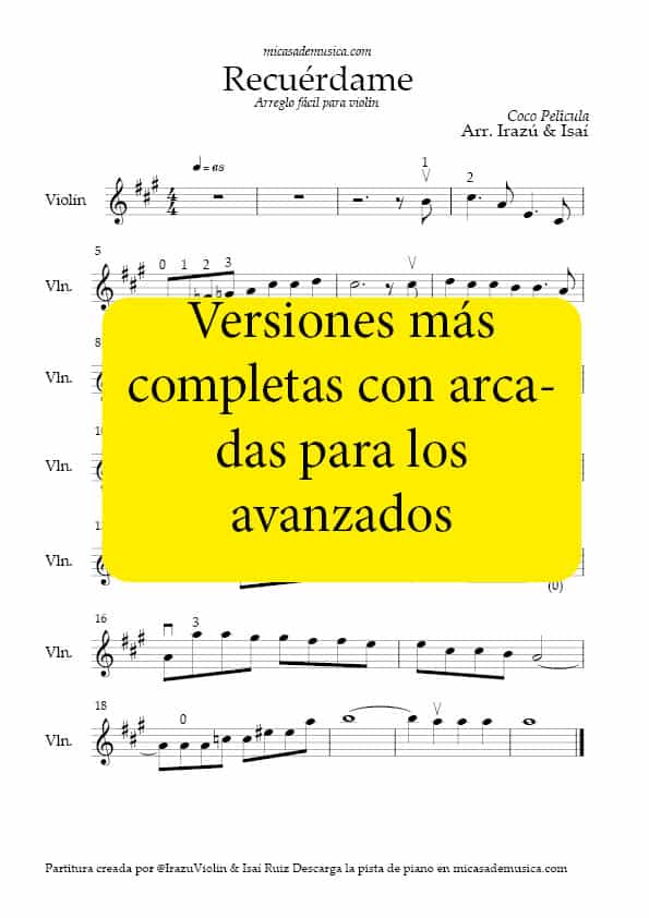 Violín & Muertos - Libro digital de partituras para violín con sus pistas de piano de Acompañamiento - Imagen 6