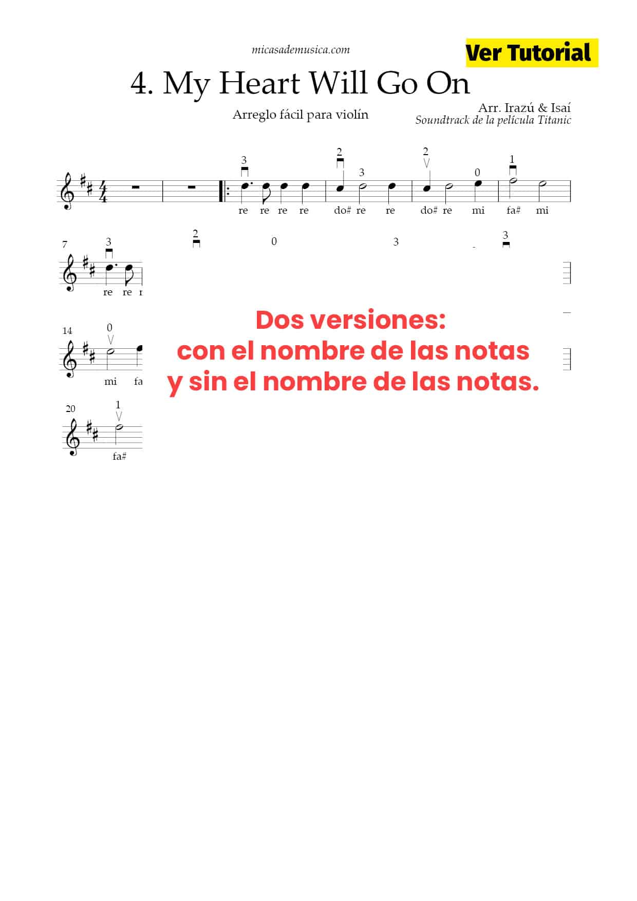 Canciones Fáciles Para Violín 1 - Libro Digital Interactivo con Sus Acompañamientos y Tutoriales - Imagen 5
