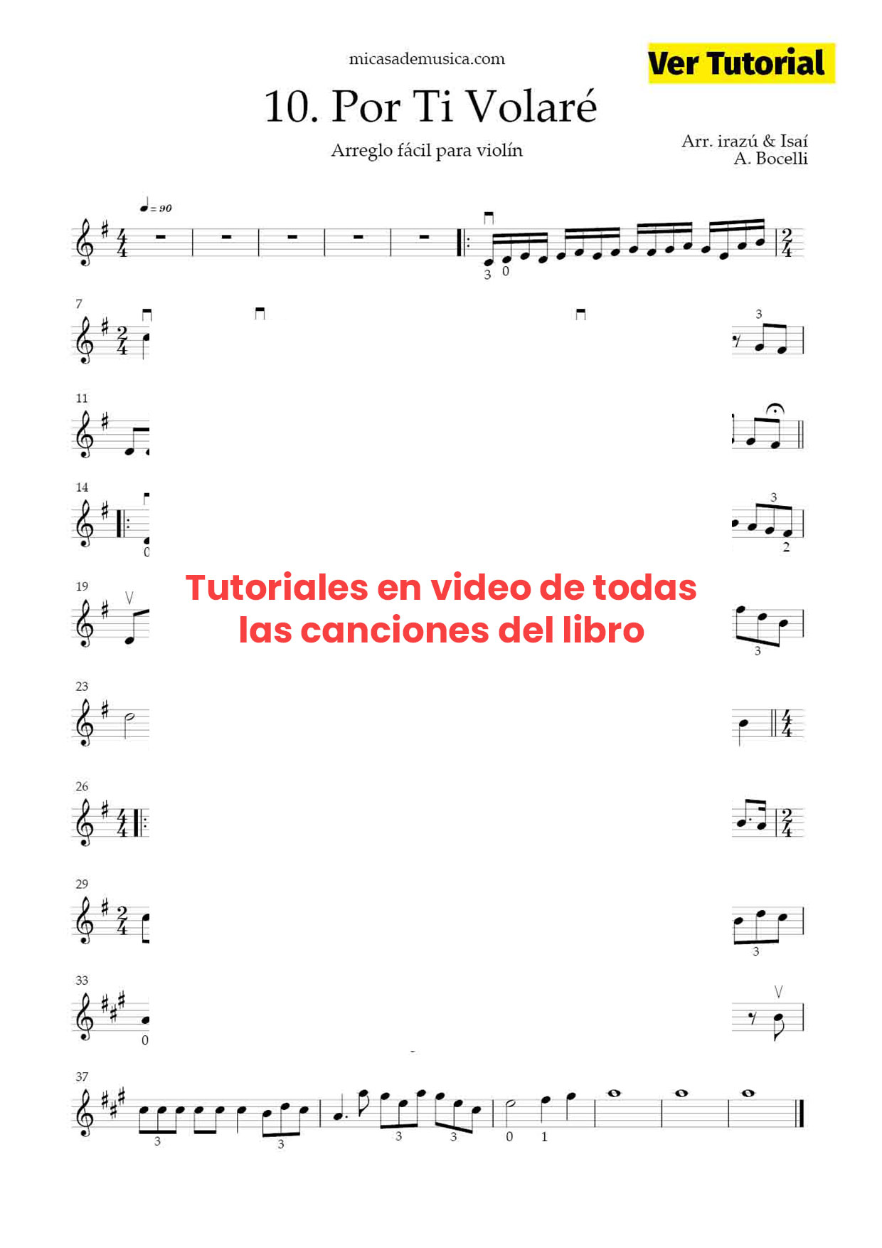Canciones Fáciles Para Violín 1 - Libro Digital Interactivo con Sus Acompañamientos y Tutoriales - Imagen 4